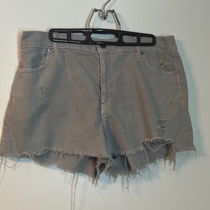 Aerie Distressed Daydream Denim Short Size L
